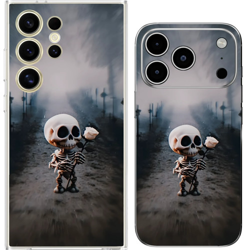 Kawaii skeleton man - skeleton,